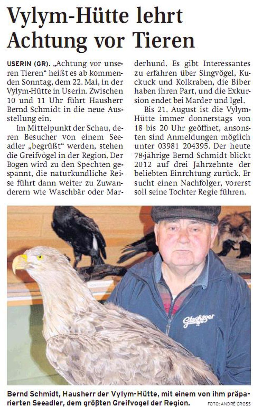 Nordkurier vom 18.5.2011