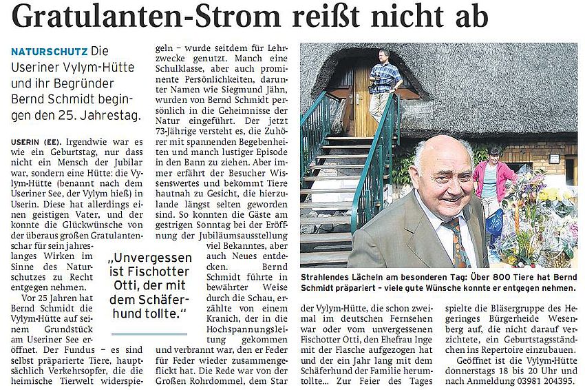 Nordkurier vom 21.5.2007